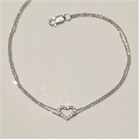 Bracciale Fanton Gioielli Donna BRACCIALI ORO in Oro bianco Cubic Zirconia BROR-75-52